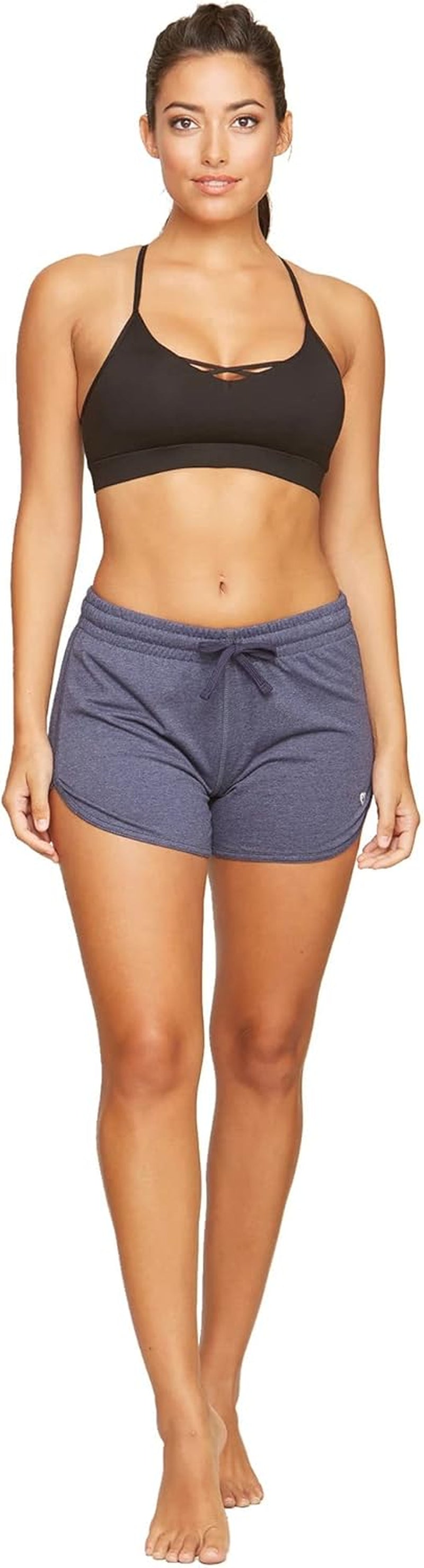 Active Women'S Simone Cotton Blend Yoga and Running Short
