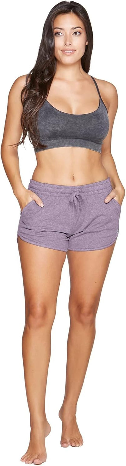 Active Women'S Simone Cotton Blend Yoga and Running Short