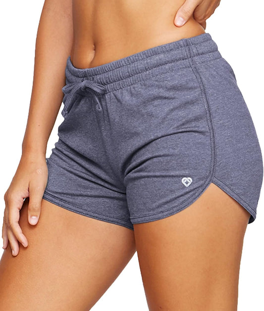 Active Women'S Simone Cotton Blend Yoga and Running Short